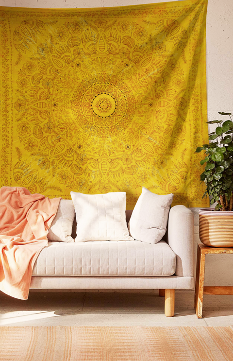 SheetKart Cotton Printed Wall Hanging Tapestry | Mandala Design | Tie & Dye | Home Decor Art | Perfect Gift | Aesthetic Room Decor | Proudly Made in India