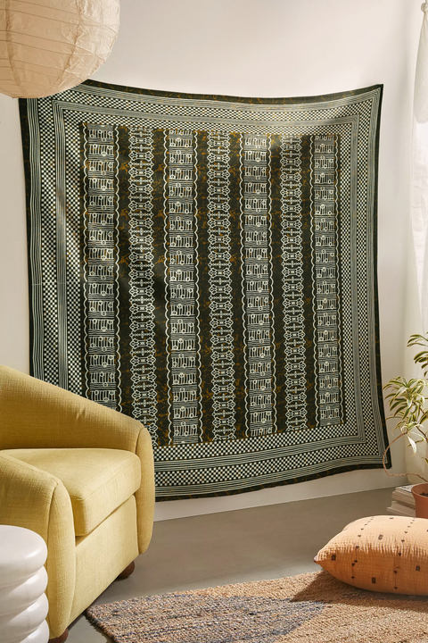 SheetKart Cotton Printed Wall Hanging Tapestry | Intricate Design | Bohemian Art | Home Decor Art | Perfect Gift | Aesthetic Room Decor | Proudly Made in India