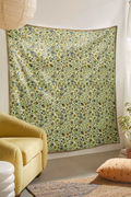 SheetKart Cotton Printed Wall Hanging Tapestry | Floral Print | Bohemian Art | Home Decor Art | Perfect Gift | Aesthetic Room Decor | Proudly Made in India