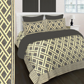 SheetKart 144 TC Cotton Printed Jaipuri King Size Double Bedsheet with 2 Pillow Covers, Charcoal Grey - SheetKart