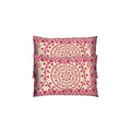 SheetKart 144 TC Cotton Printed Jaipuri King Size Double Bedsheet with 2 Pillow Covers, Magenta Pink - SheetKart