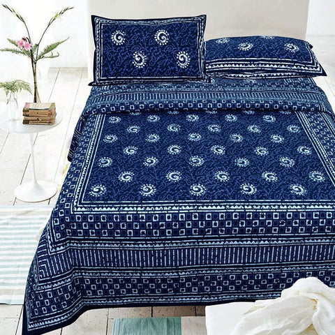 SheetKart Premium 144 TC Super Soft Cotton King Size Double Bedsheet with 2 Pillow Covers, Maroon - SheetKart