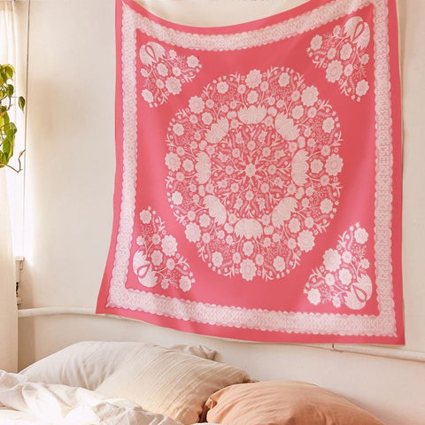 SheetKart Mandala Cotton Tapestry Wall Hanging, Wall Decor Tapestries, Large - SheetKart