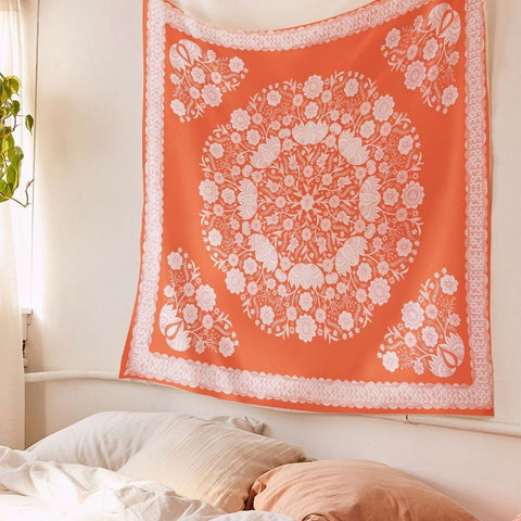 SheetKart Mandala Cotton Tapestry Wall Hanging, Wall Decor Tapestries, Large - SheetKart