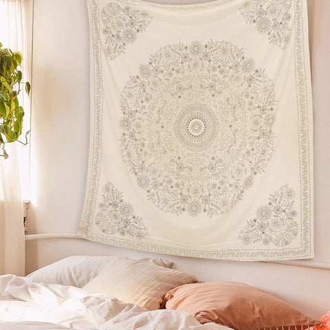SheetKart Mandala Cotton Tapestry Wall Hanging, Wall Decor Tapestries Large - SheetKart