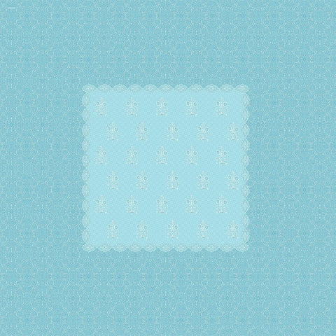 SheetKart Bedsheet for King Size Double Bed - Premium Traditional Floral Buti Printed 144 TC 100% Cotton with 2 Pillow Covers, Blue - SheetKart