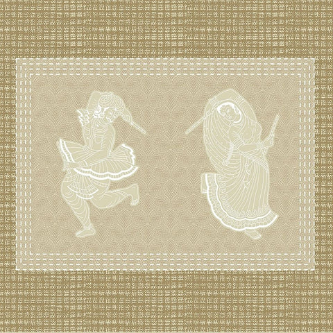 SheetKart Bedsheet for King Size Double Bed - Premium Traditional Rajasthani Printed 144 TC 100% Cotton with 2 Pillow Covers, Green - SheetKart